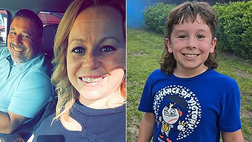 9-year-old Branson is being credited for helping to save his parents Marvin Wayne Baker and Lindy Baker.
