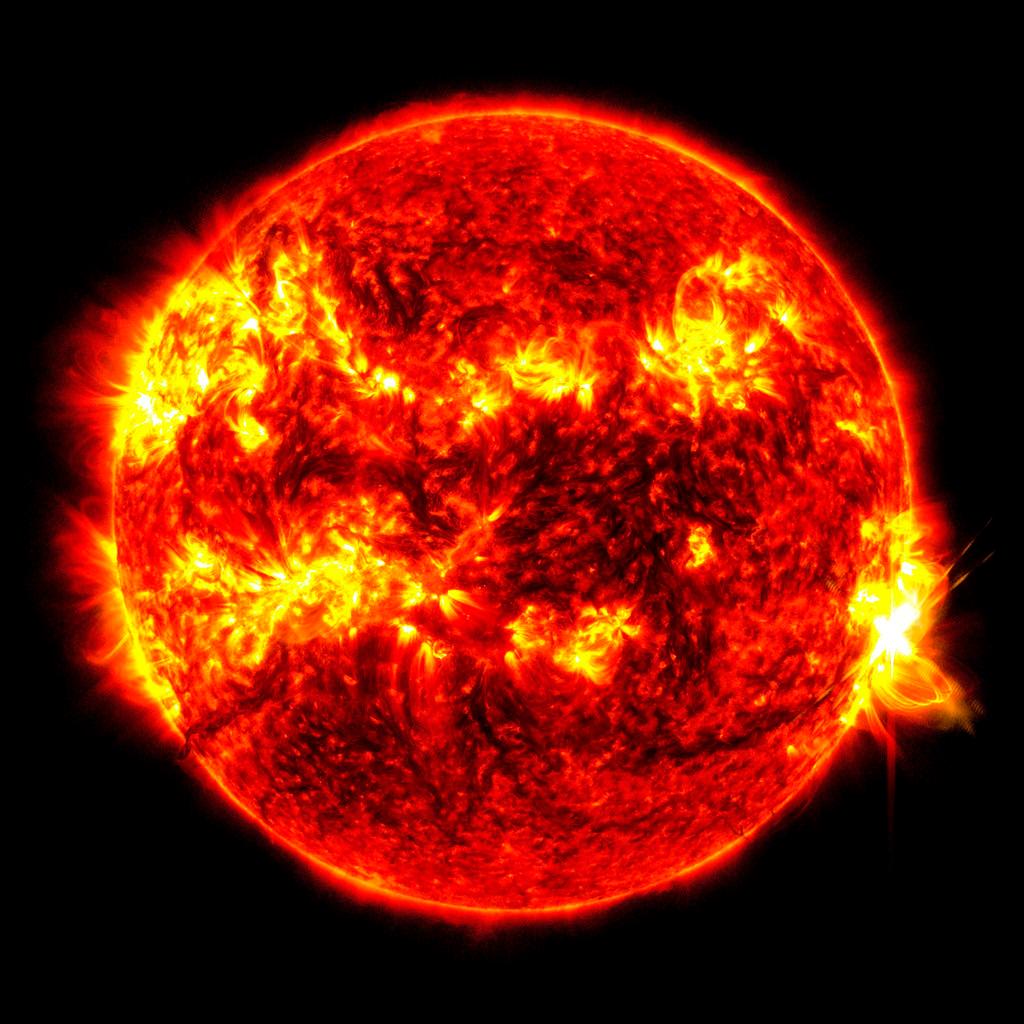 It's the biggest flare of this 11-year solar cycle
