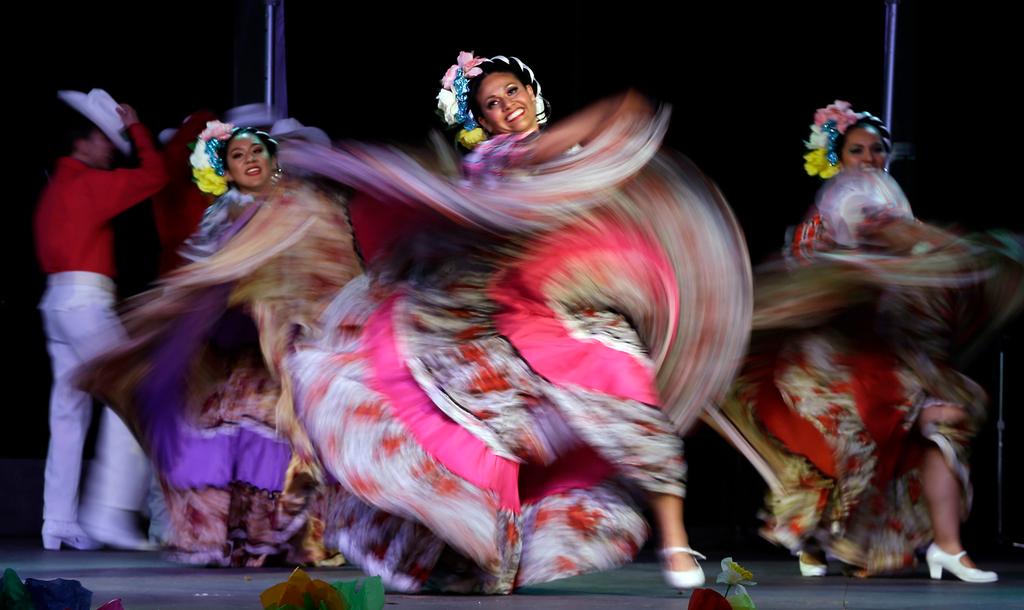 Dancers from Jalisco, Mexico, perform during Cinco de Mayo celebrations in Portland, Ore.