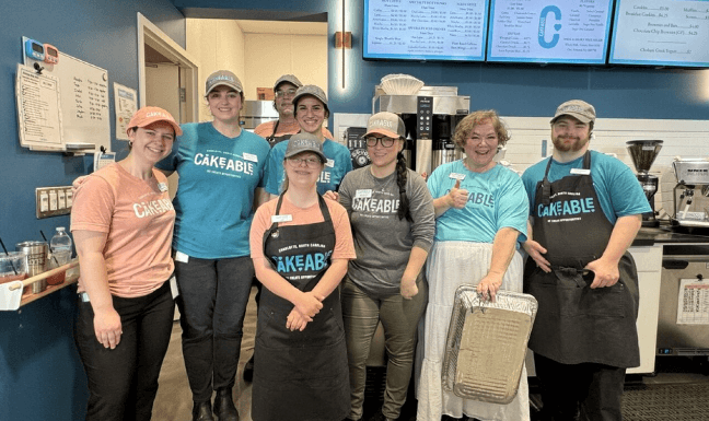 “Cakeable Cafe creates an opportunity for our team to develop new skills such as customer service and sales transactions to better prepare them for other jobs and roles across the city”