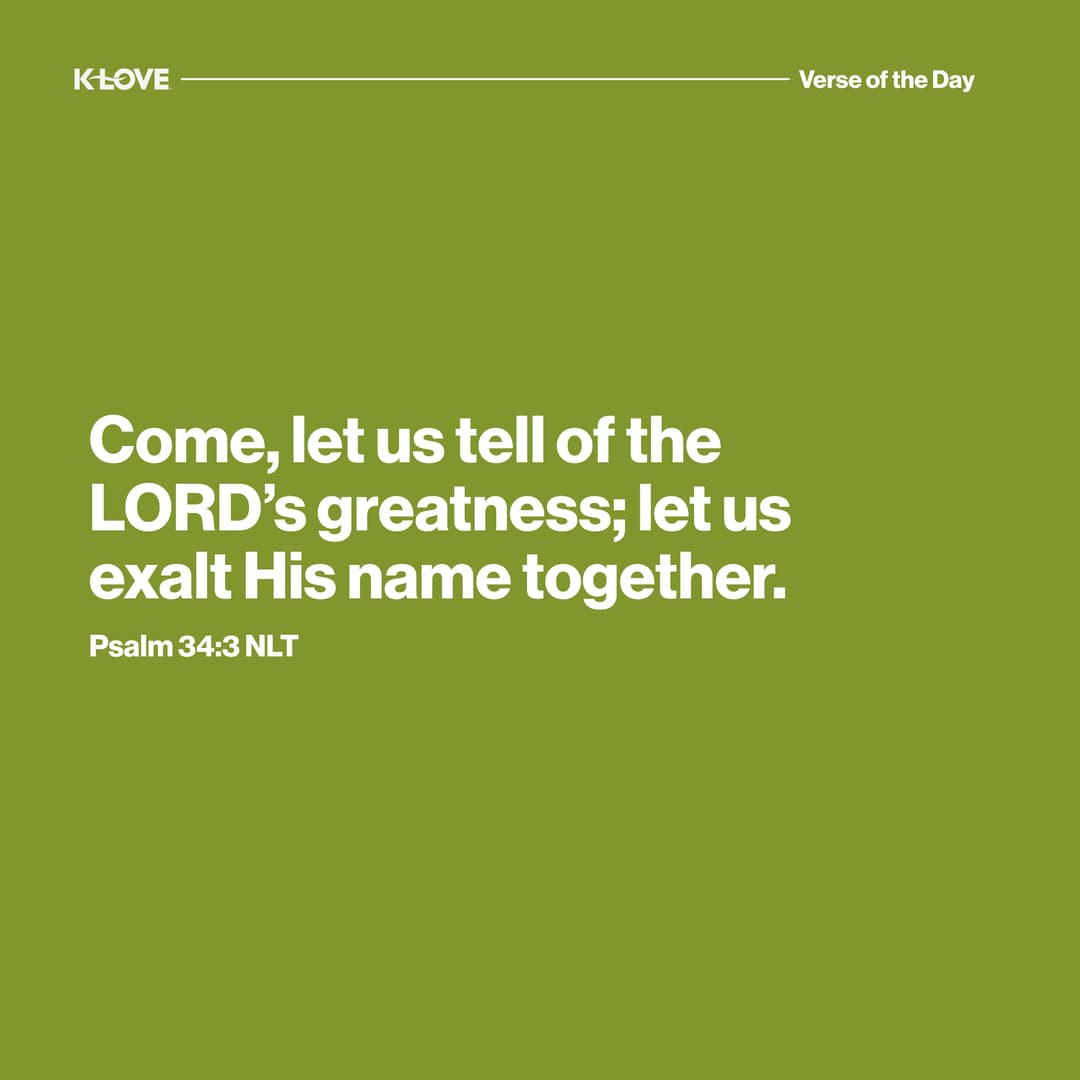 KLOVE's Verse of the Day Positive Encouraging KLOVE