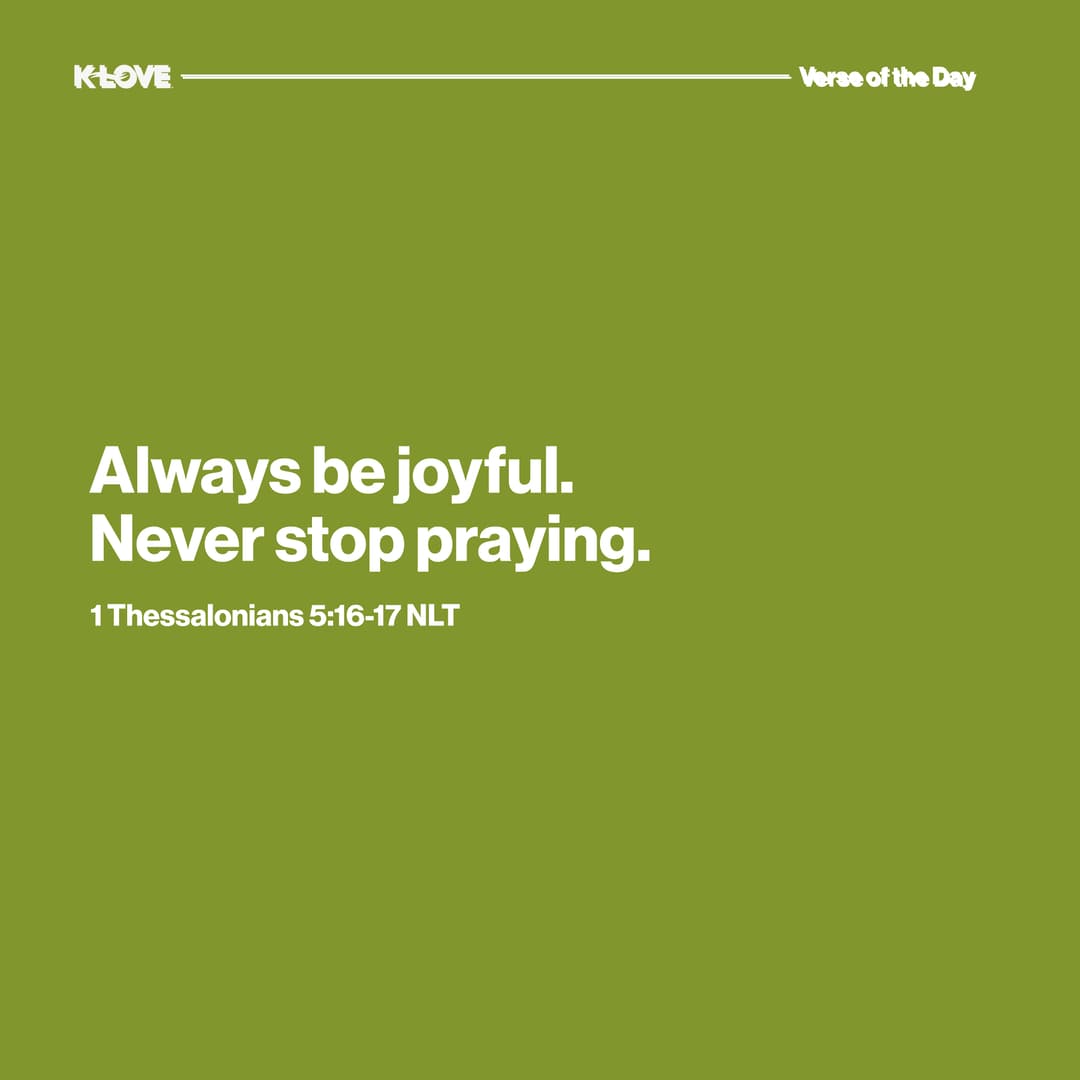 KLOVE's Verse of the Day Positive Encouraging KLOVE