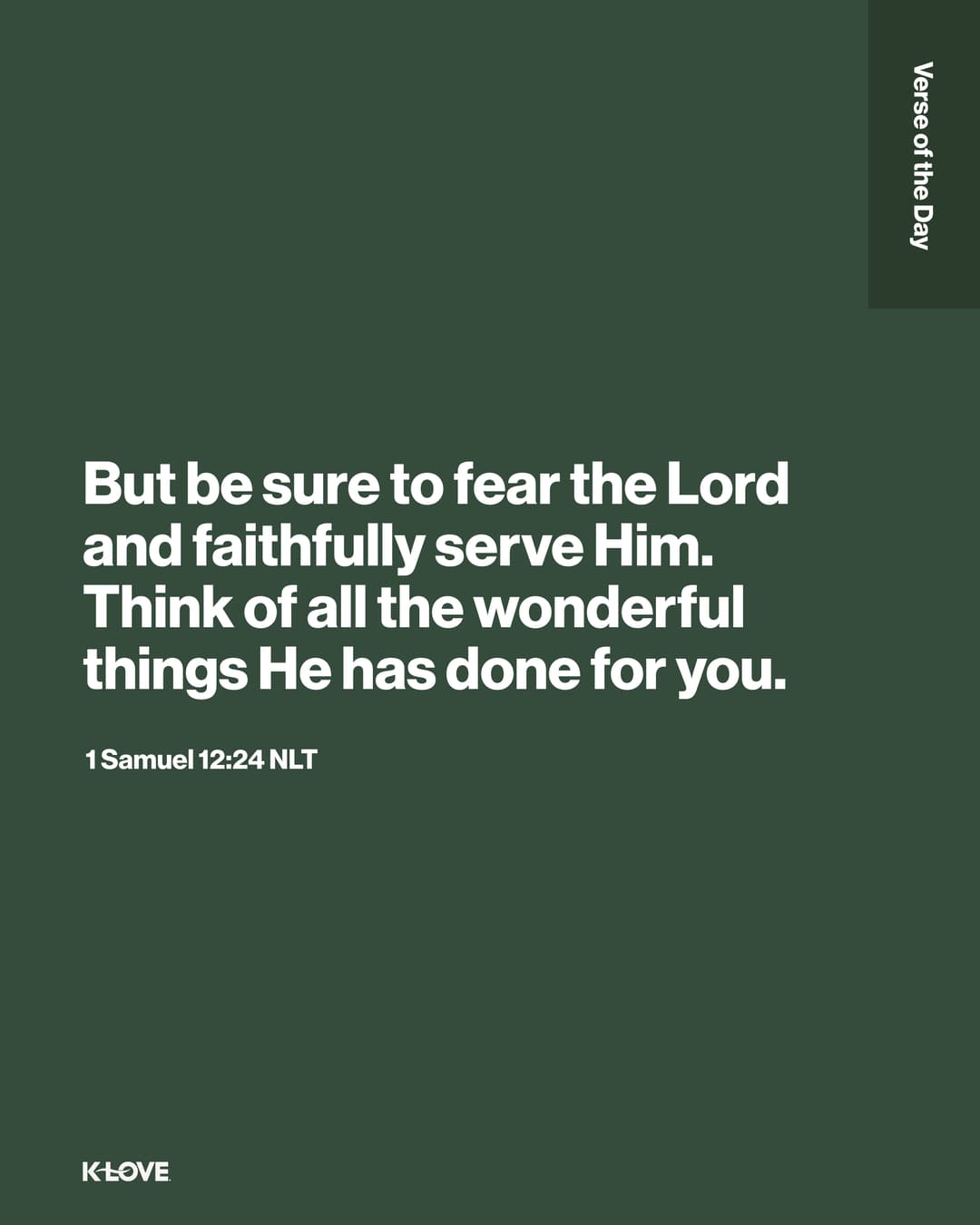 KLOVE's Verse of the Day Positive Encouraging KLOVE