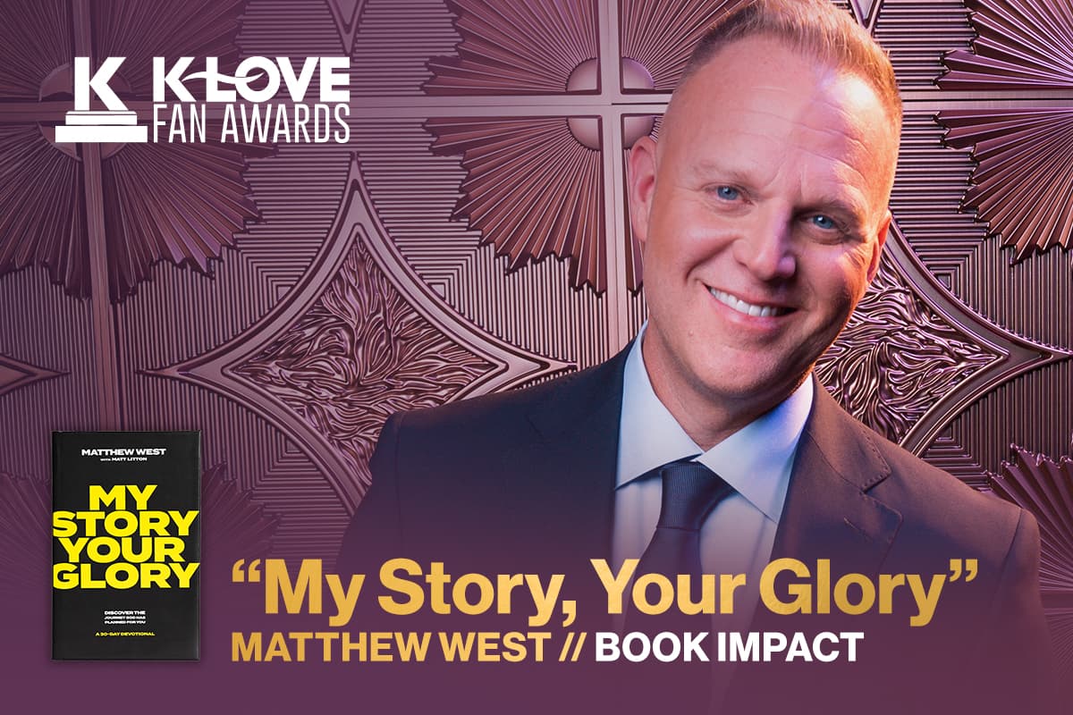 My Story Your Glory by Matthew West Wins Book Impact at the 2025 KLOVE Fan Awards