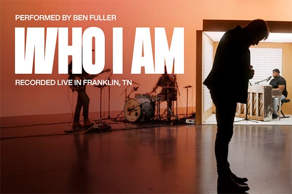 Who I Am performed by Ben Fuller recorded live in Franklin Tennessee
