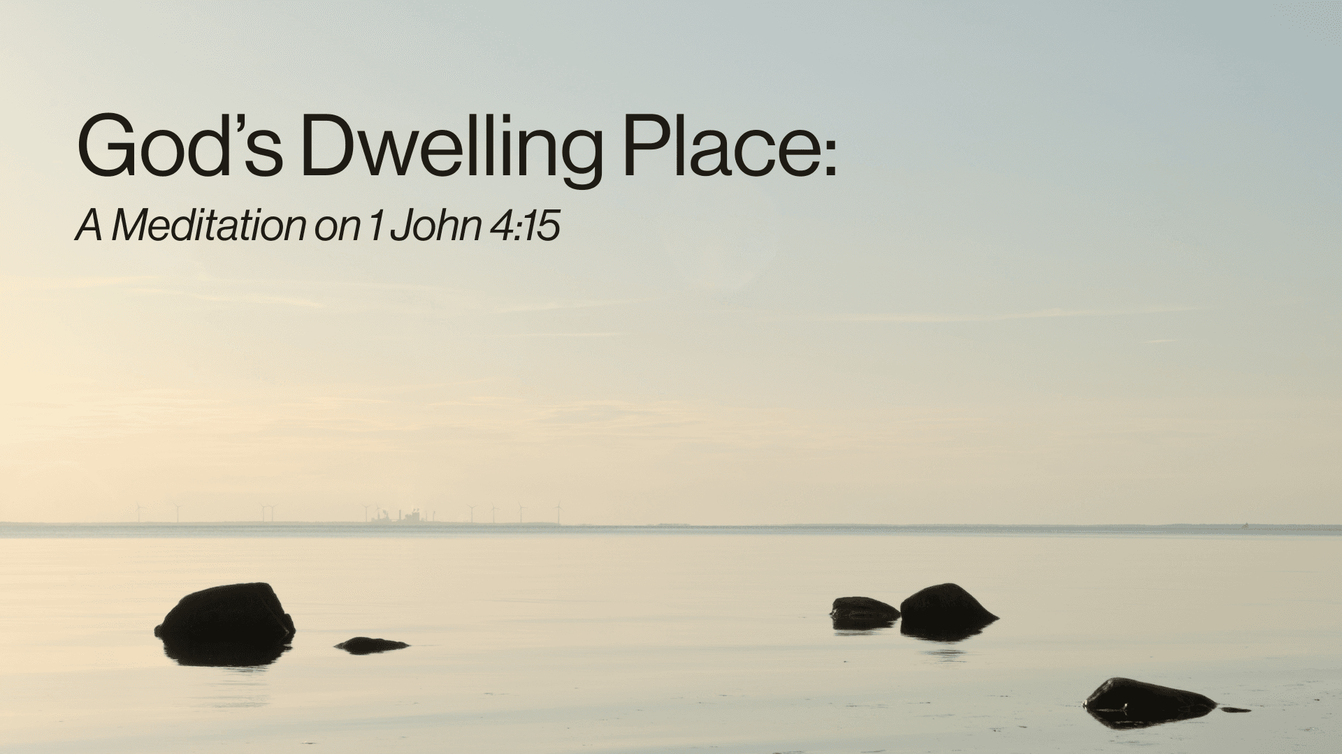 God's Dwelling Place Image