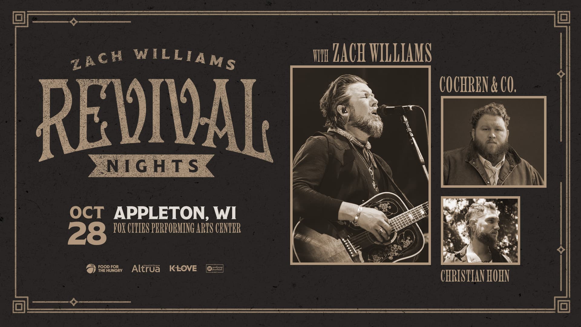 Zach Williams: Revival Nights Tour 2026