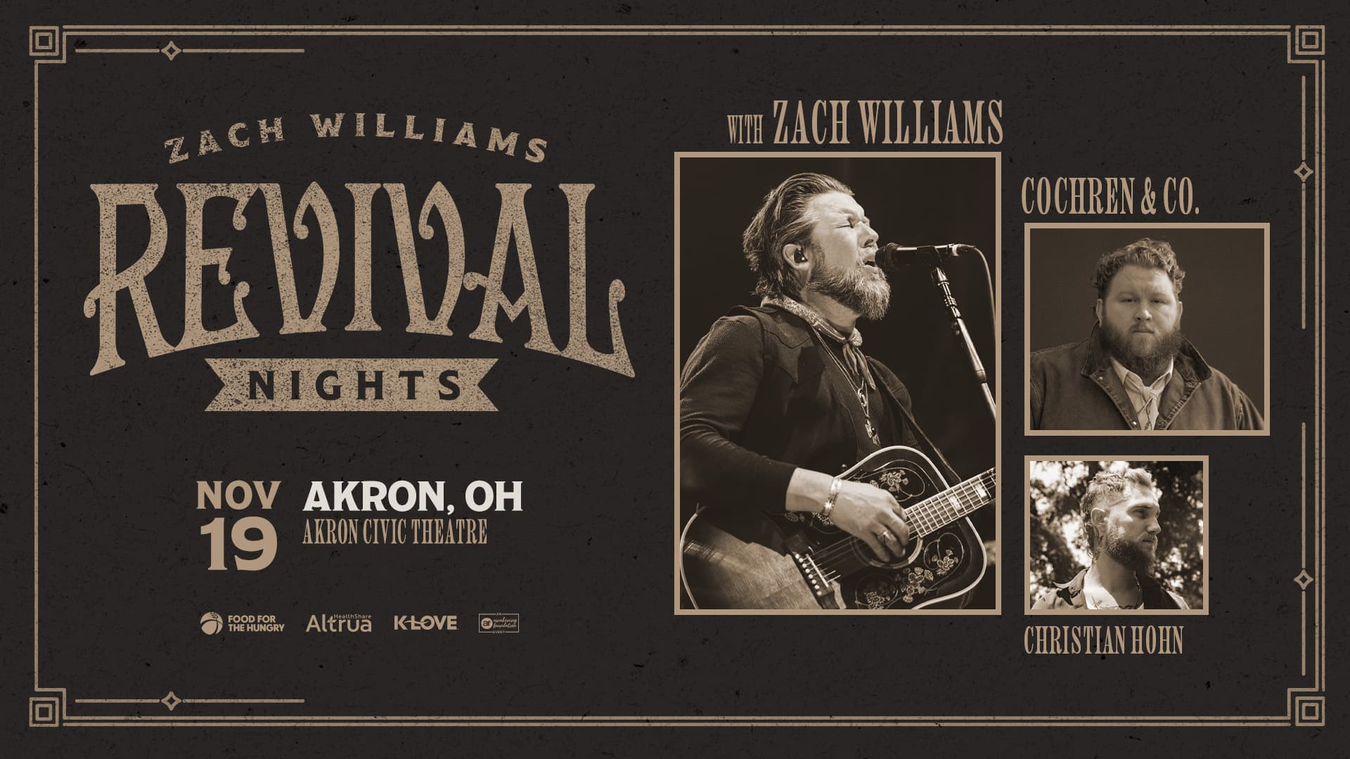 Zach Williams: Revival Nights Tour 2026