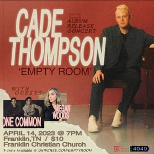 Cade Thompson "Empty Room" Album Release Concert