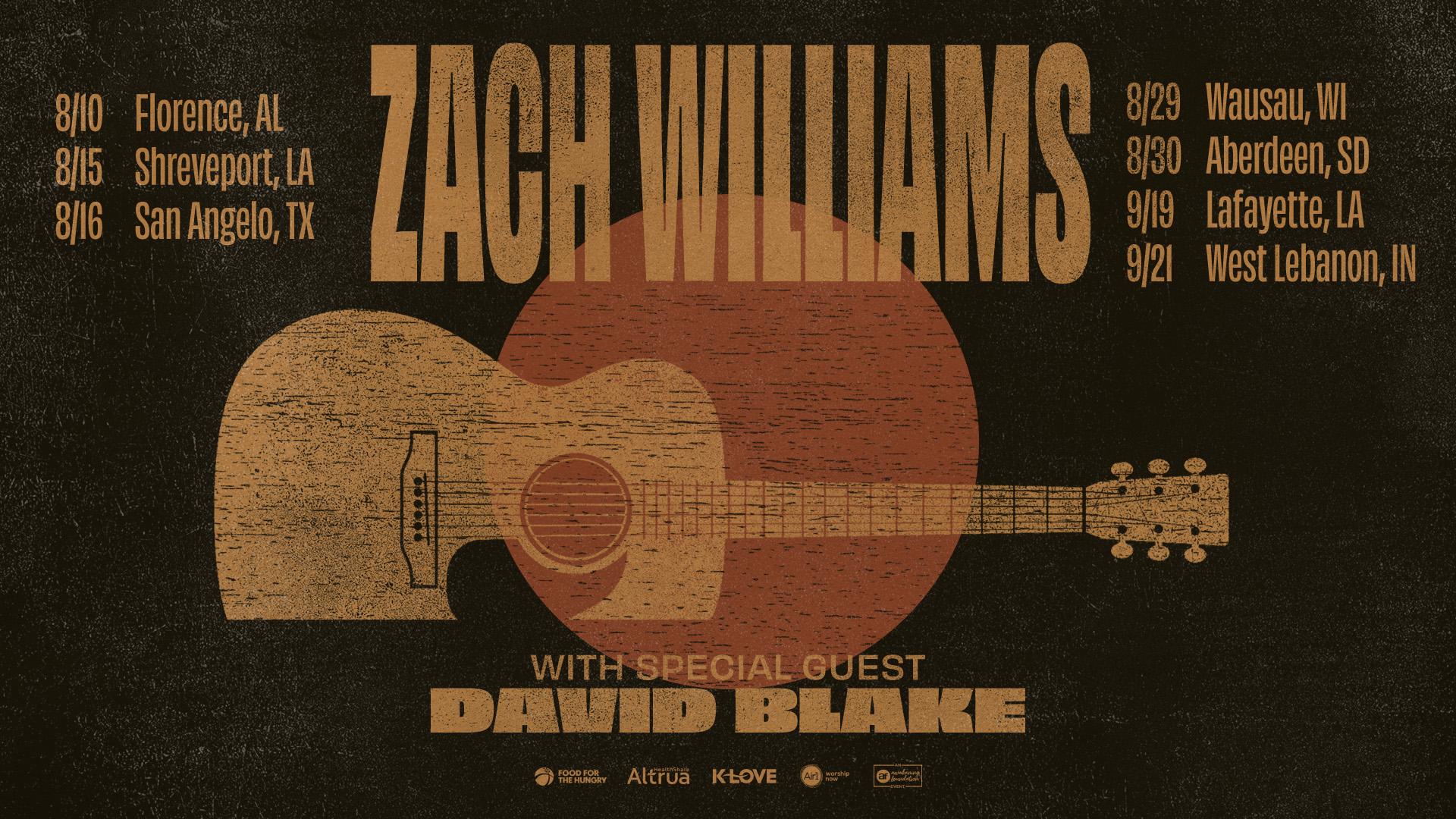 Zach Williams Summer 2025 Tour