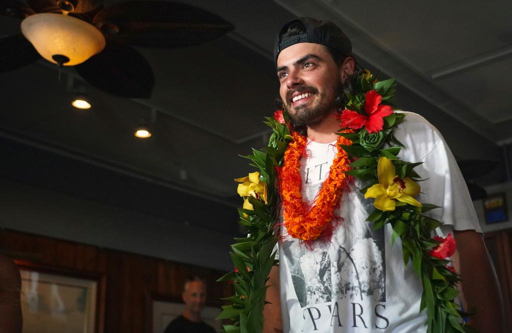 Oliver set sail for Hawaii with Phoenix in late April, documenting their experiences for his more than