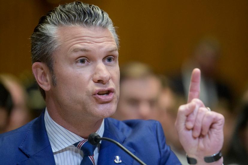 Secretary of Defense Pete Hegseth testifies during a Senate Committee on Appropriations subcommittee hearing 