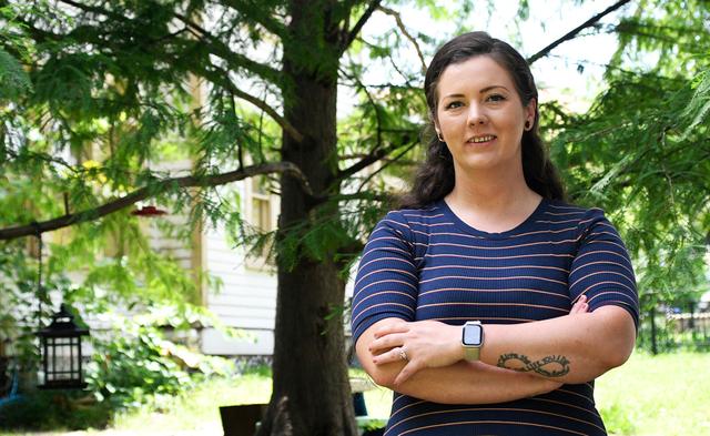 Brittnee Nelson, who runs her own housecleaning business in her neighborhood in Shreveport, La.