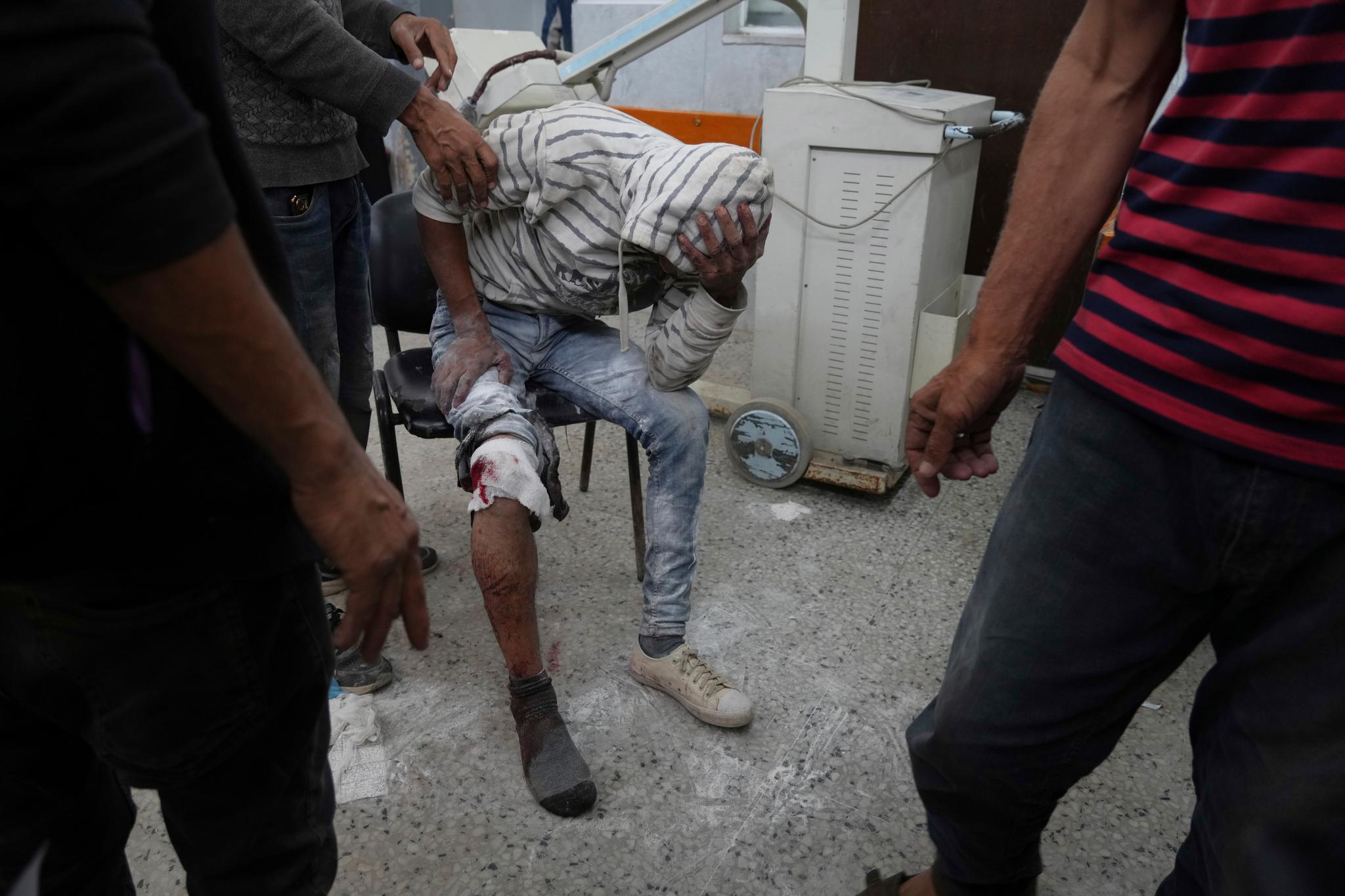 Injured man