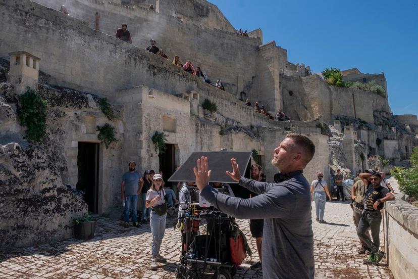Showrunner Dallas Jenkins appears during the filming of season six of the series "The Chosen" in Matera, Italy