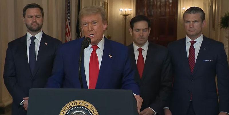 President Trump shares reasons for attack