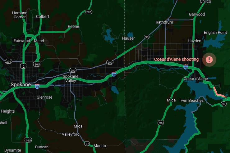Kootenai County near Coeur d’Alene, Idaho