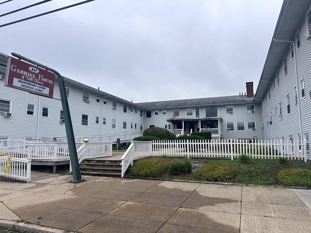 Gabriel House assisted living facility is shown after a fire 