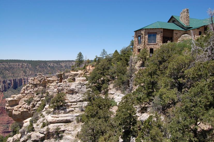 Grand Canyon Lodge on the North Rim of Grand Canyon, Ariz. 