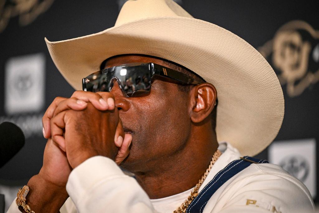 Colorado head coach Deion Sanders 