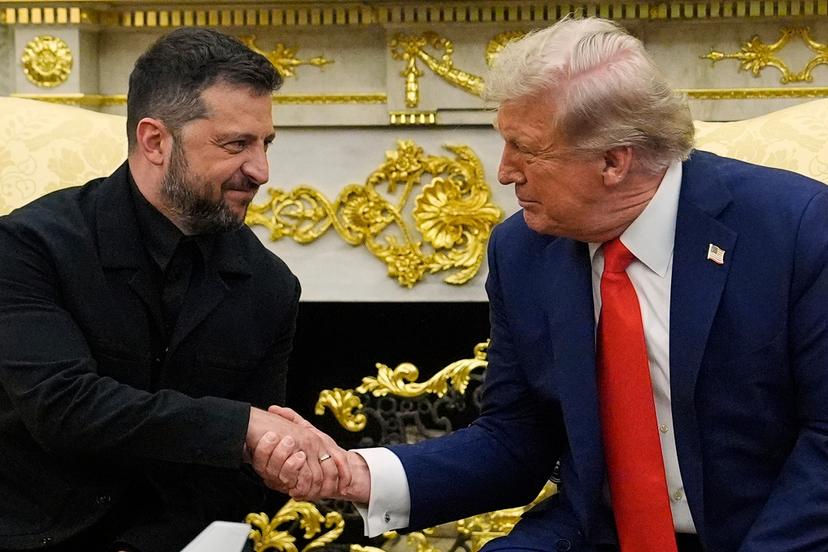 President Donald Trump meet with Ukraine's President Volodymyr Zelenskyy in the Oval Office 