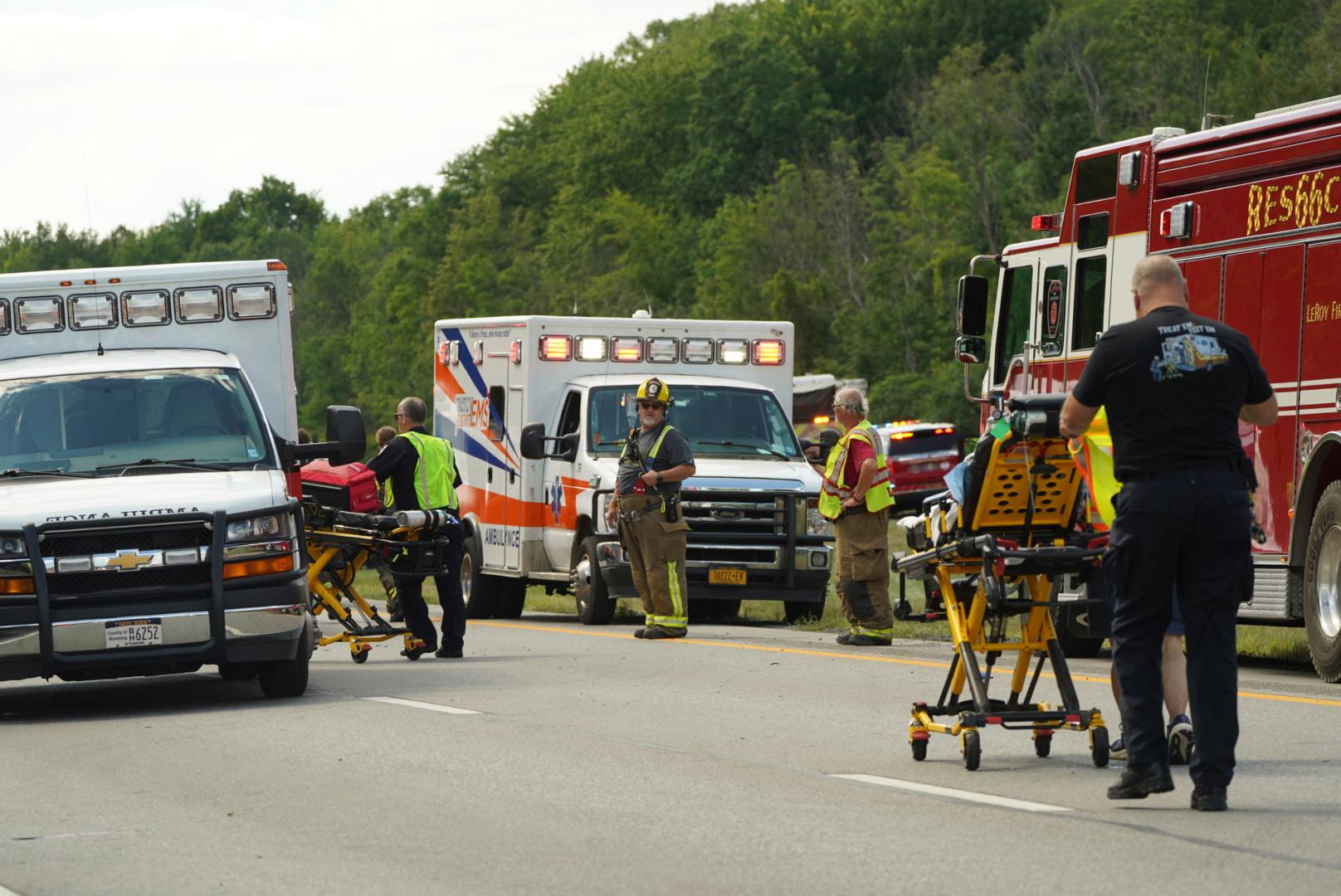 Multiple ambulances
