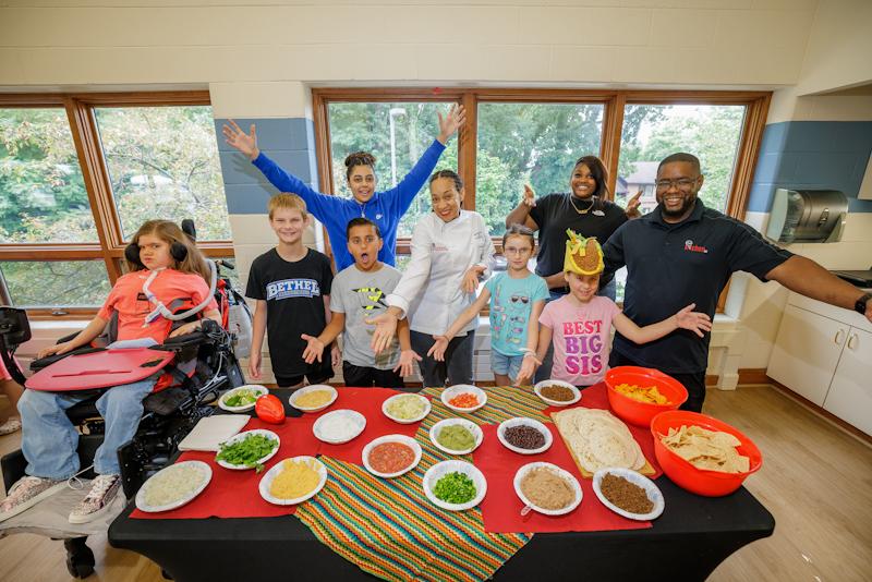 Pictured: 2025 Culinary Camp, led by Soulful Kitchen South Bend 