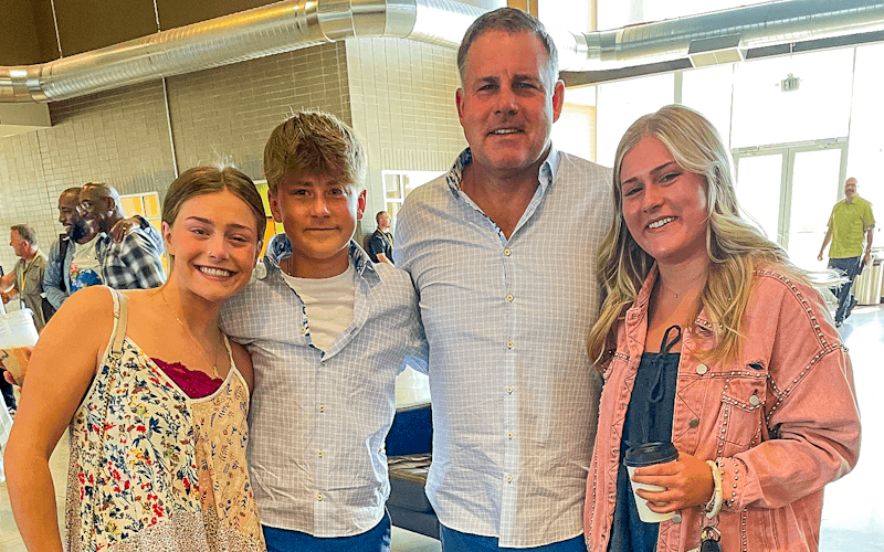Ken Evans and family