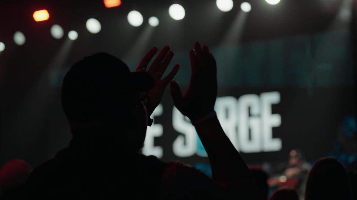 worshipping hands