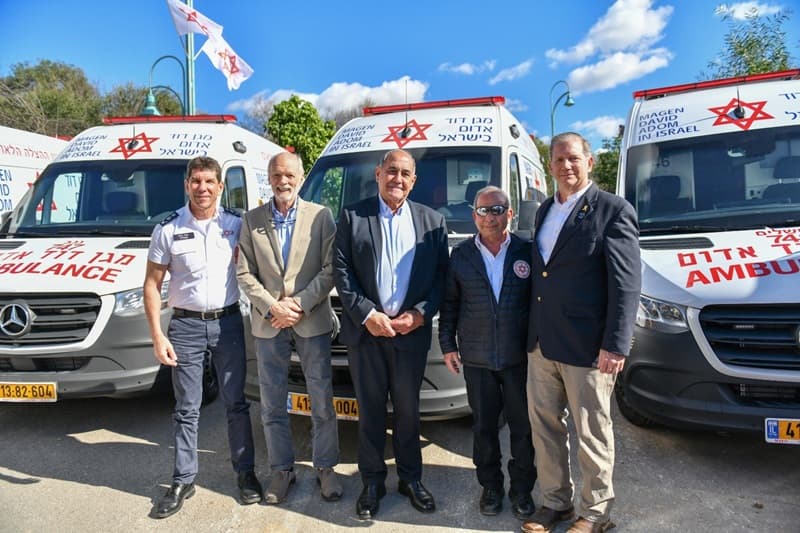 Samaritan’s Purse Funds New Medical Station, 5 New Ambulances For Israel