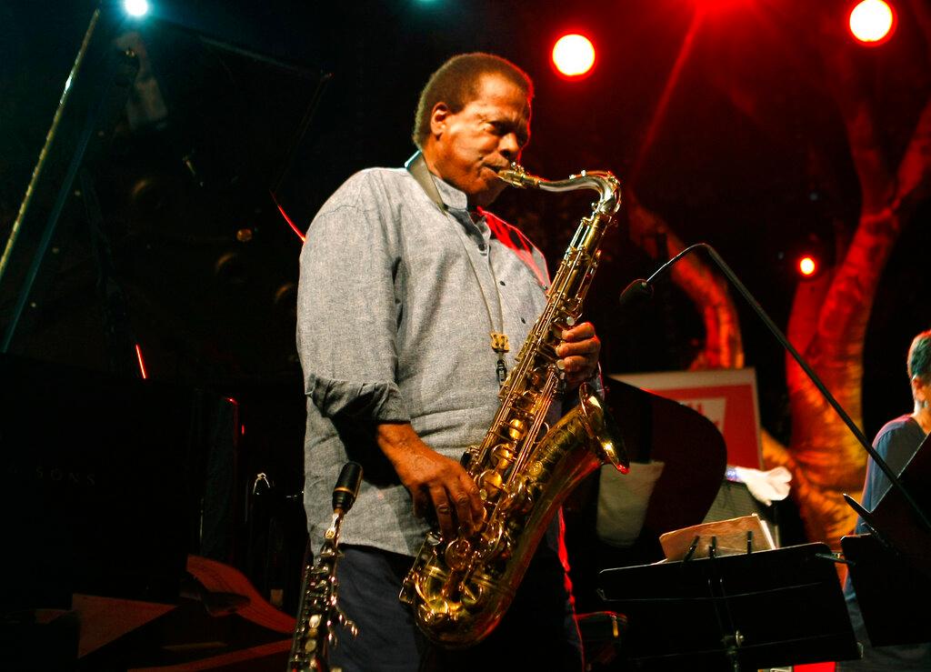 Jazz saxophonist Wayne Shorter performs at the 5 Continents Jazz Festival in Marseille, southern France on July 23, 2013. Shorter, whose lyrical jazz compositions and pioneering saxophone playing sounded through more than half a century of American music and made him one of the most influential innovators in jazz, died in Los Angeles on Thursday, March 2, 2023. He was 89.