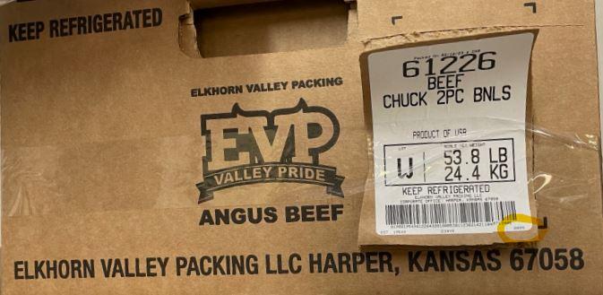 Recalled Beef