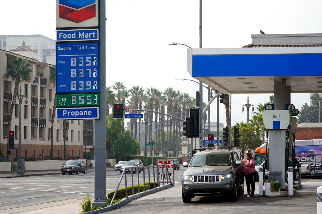 Gas station in Los Angeles
