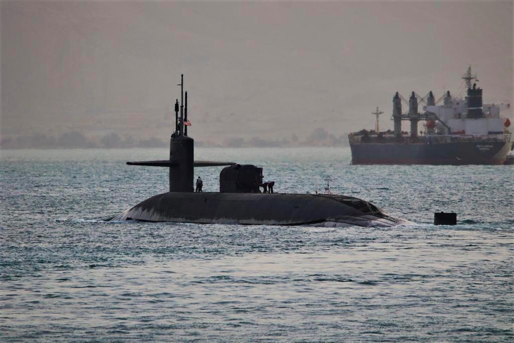 Guided-missile submarine capable of carrying up to 154 Tomahawk missiles