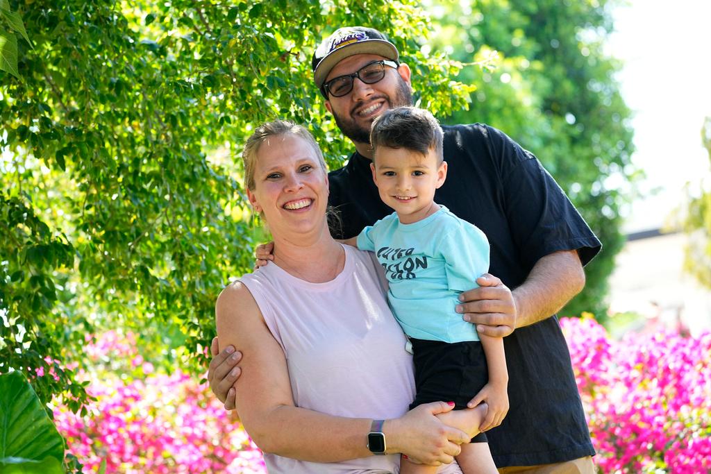 Alicia Celaya, David Cardenas and their son Adrian, 3, are shown at their home, Thursday, April 27, 2023, in Phoenix. Celaya and her family will lose their medicaid coverage later this year, a result of a year-long nationwide review of the 84 million Medicaid enrollees