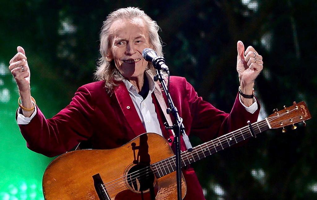 (2017) Gordon Lightfoot performs during the evening ceremonies of Canada's 150th anniversary of Confederation, in Ottawa, Ontario