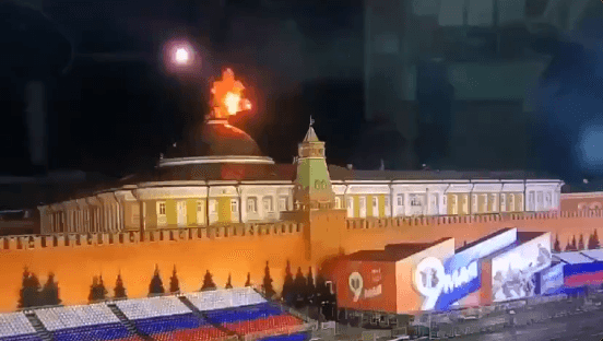 Reported drone attack on Kremlin, Moscow