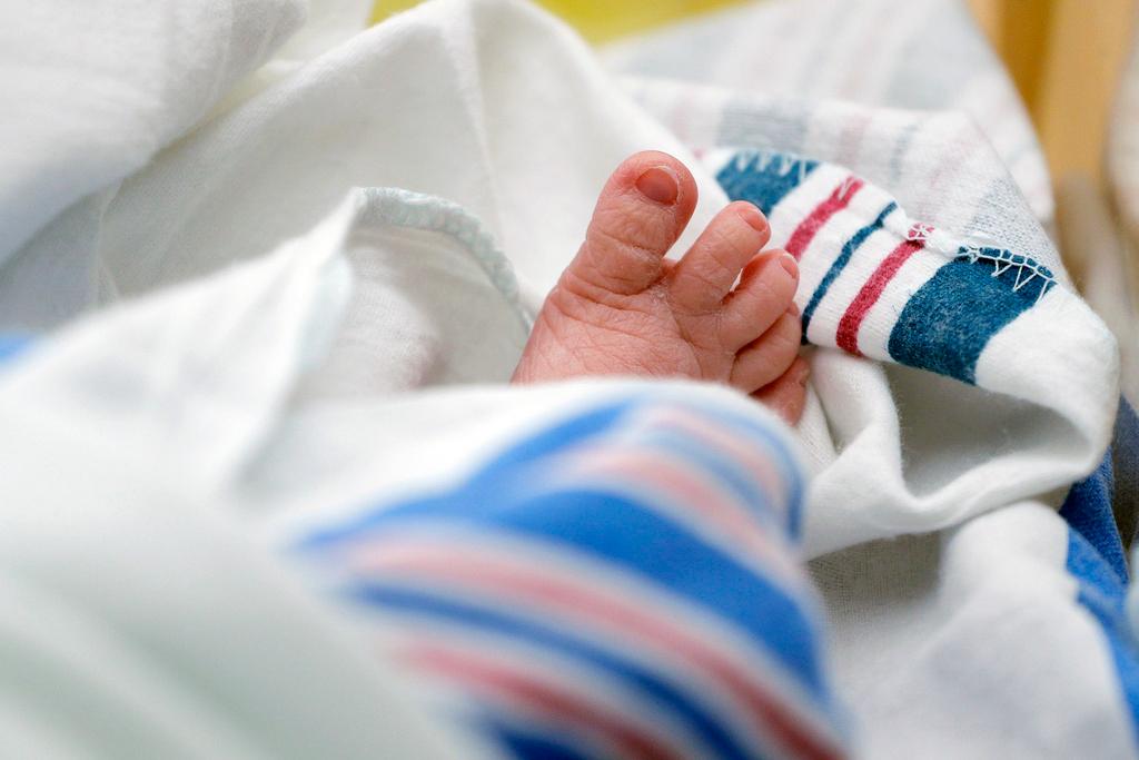 Toes of a baby