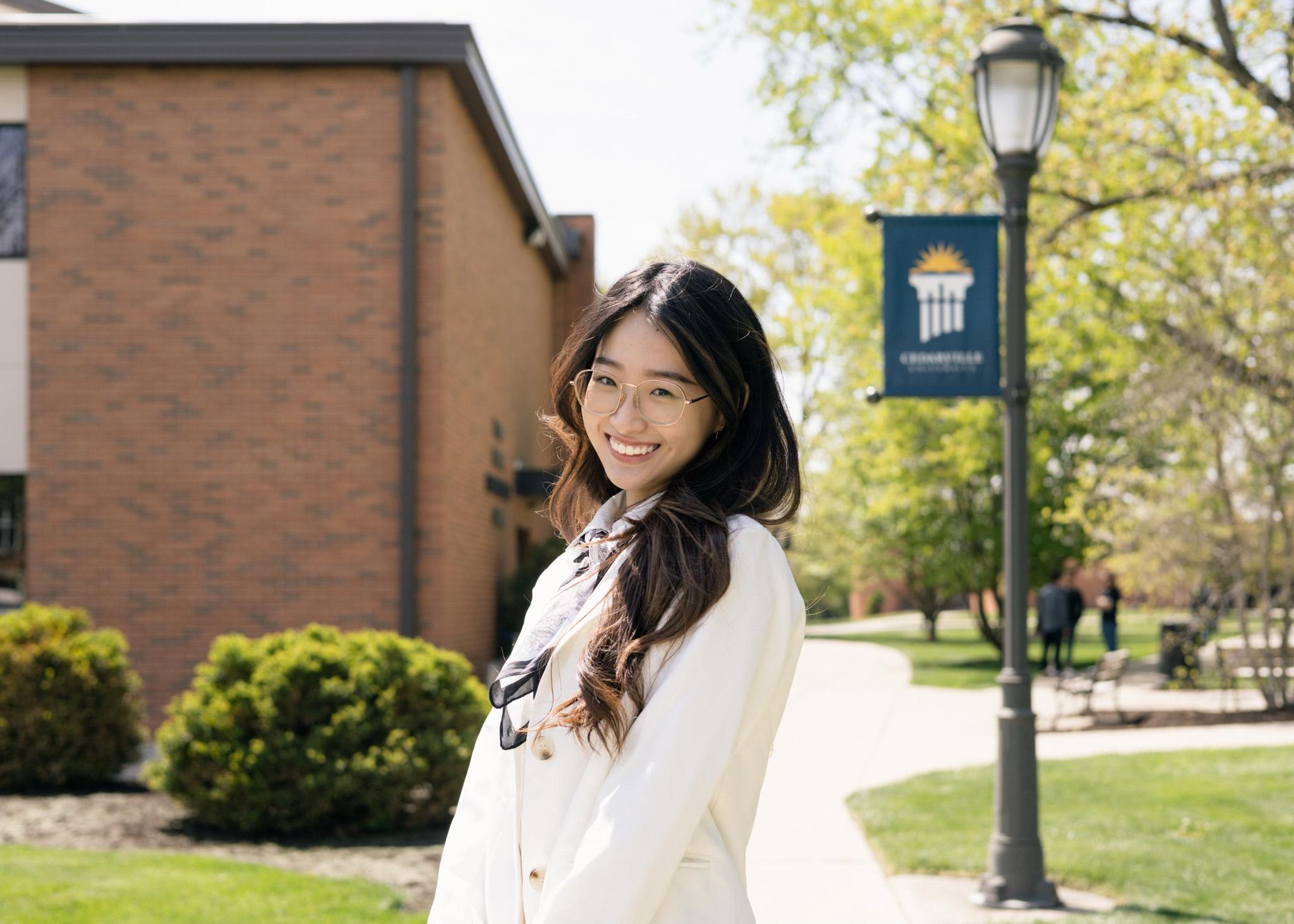 Claire Xu, visual communication design student from Qinqdao, China,
