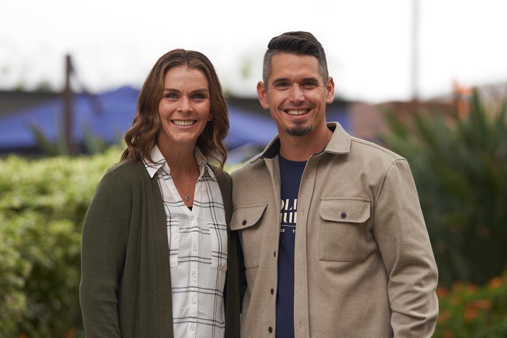Pastors Stacie Wood and husband, Andy Wood