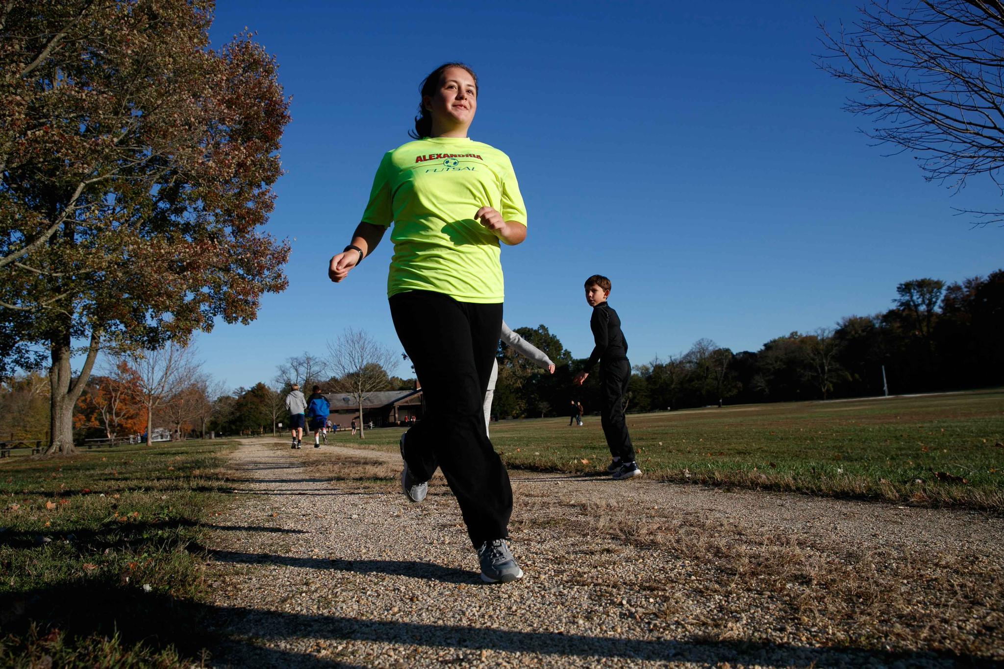Woman running