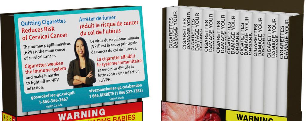 Health Canada cigarette warning