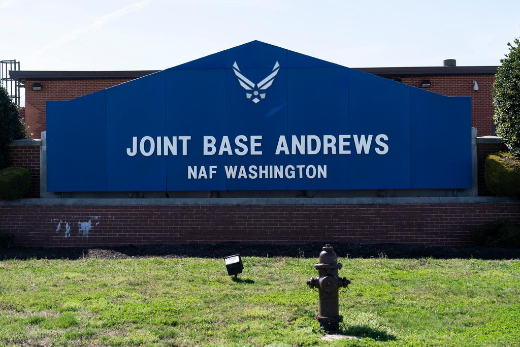 The sign for Joint Base Andrews