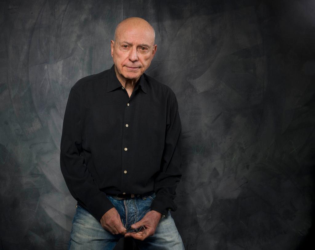 Alan Arkin poses for a portrait in the Fender Music Lodge during the 2011 Sundance Film Festival in Park City, Utah on Jan. 25, 2011.