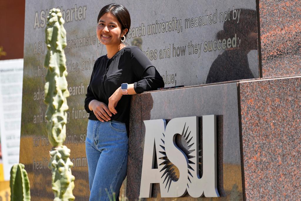 After a harrowing escape, Fahima Sultani is one of more than 60 Afghan women who arrived at ASU in December 2021