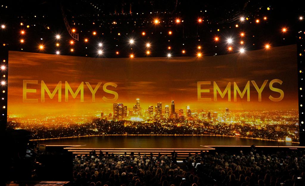 View of the stage at the 71st Primetime Emmy Awards in Los Angeles, California