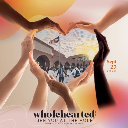 See You at the Pole™ is simply a prayer rally where students meet at the school flagpole before school to lift up their friends, families, teachers, school, and nation to God.