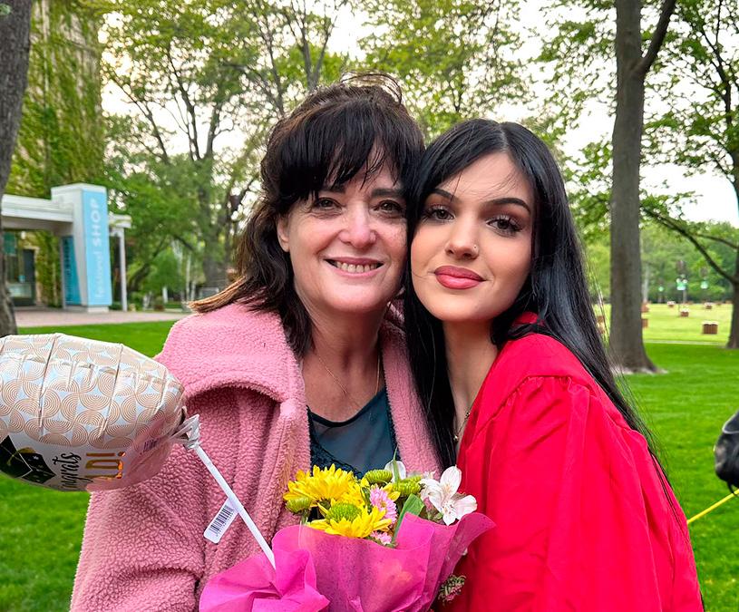 Judith Raanan, left, and her daughter Natalie