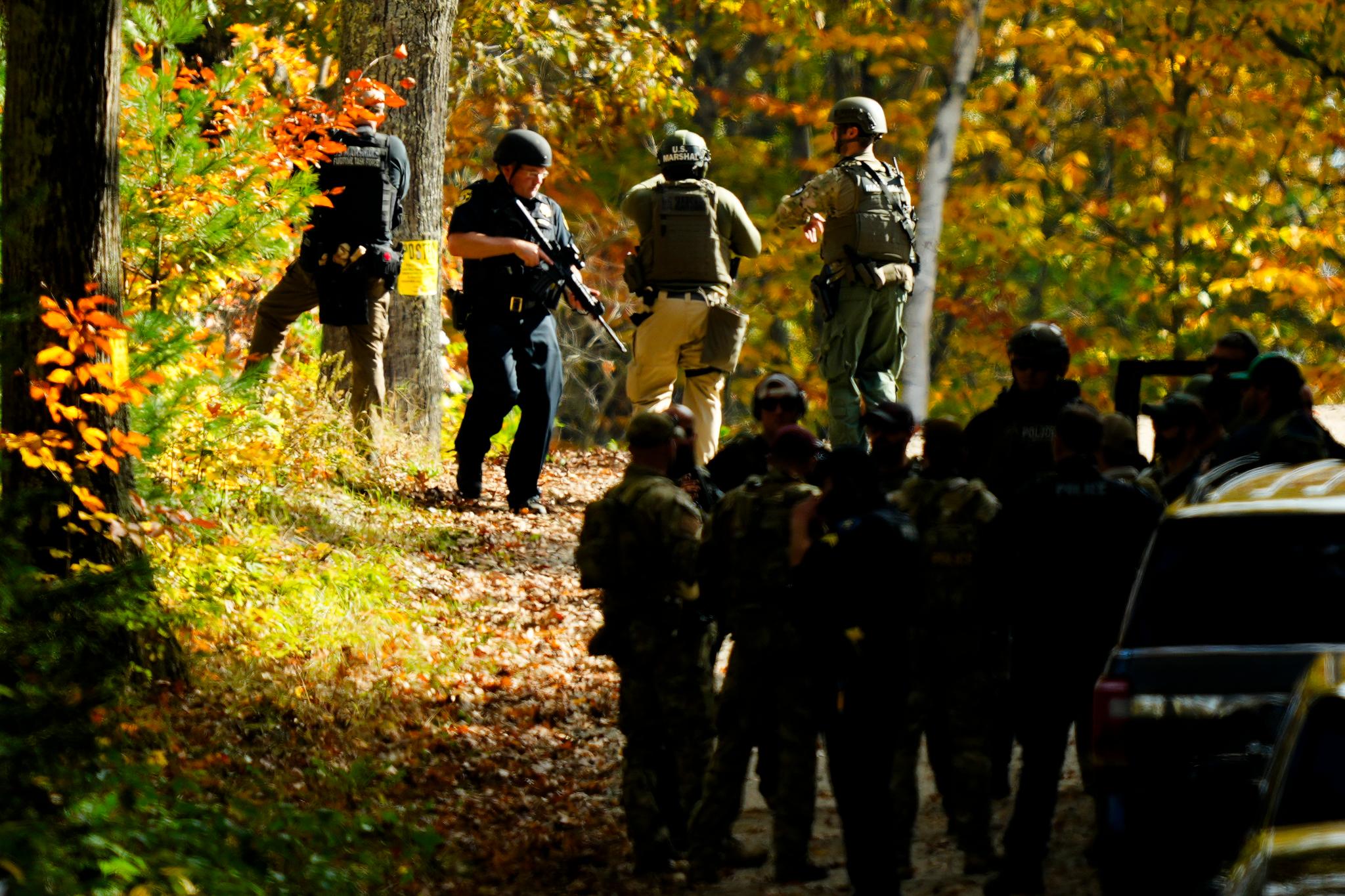 Law enforcement on the look out in the aftermath of a mass shooting