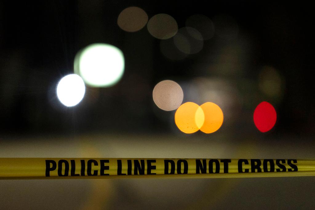Police line crime tape 